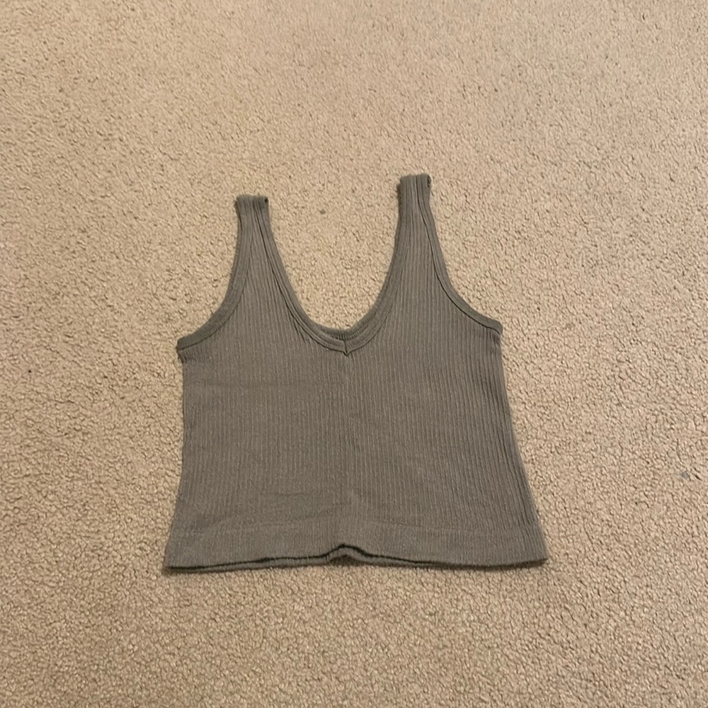 Urban Outfitters army green crop top